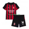 Fotballdrakt AC Milan Luca Modrić 14 Barn Hjemmetrøye 2025-2026 Kortermet